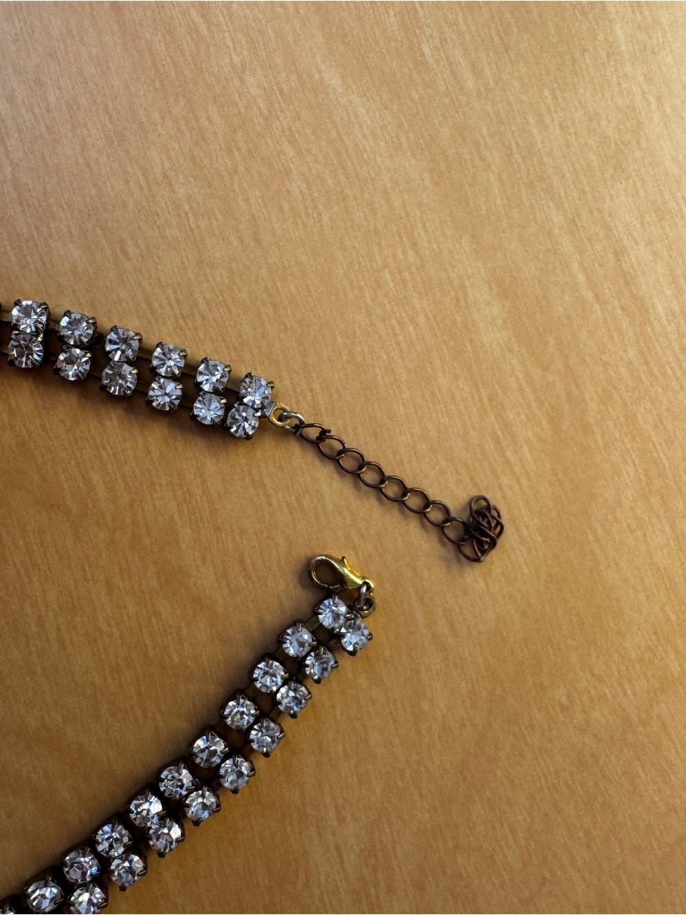 50s Vintage czech Crystal Bib Necklace - Picture 5 of 8